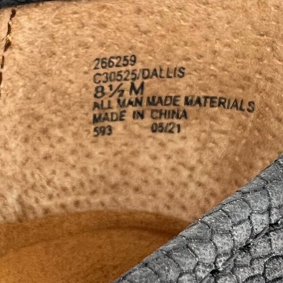 Cliffs by White Mountain Womens C30525 Dallis Black Slip On Size 8.5 M Loafers - Picture 10 of 11